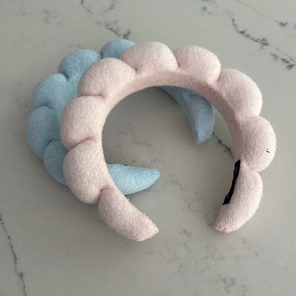Pastel Blue and Pink Headbands (2) - Picture 3 of 4
